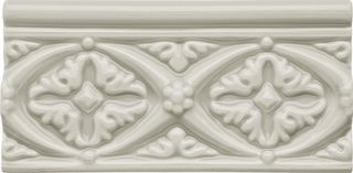 Adex Neri бордюр Relieve Bizantino Silver Mist 7.5*15