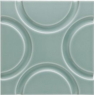 Adex Neri декор Relieve Geo Sea Green 15*15