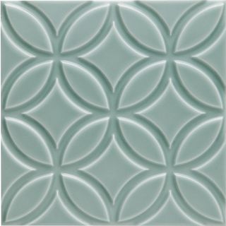 Adex Neri декор Relieve Botanical Sea Green 15*15