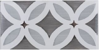 Adex Studio бордюр Cenefa Flores Dawn 14.8*7.4