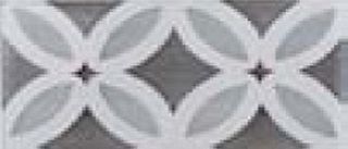 Adex Studio бордюр Cenefa Flores Dusk 14.8*7.4