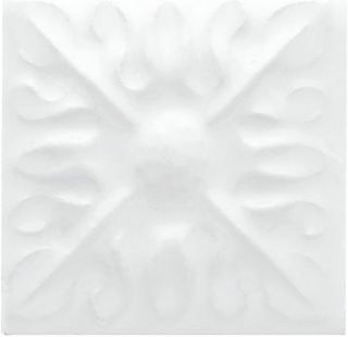 Adex Studio вставка Taco Relieve Flor № 2 Snow Cap 3*3