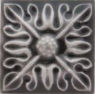 Adex Studio вставка Taco Relieve Flor № 2 Volcanico 3*3