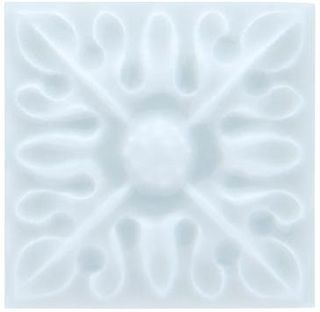 Adex Studio вставка Relieve Flor № 2 Ice Blue 3*3