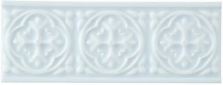 Adex Studio бордюр Relieve Palm Beach Ice Blue 7.5*19.8