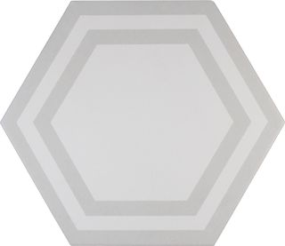 Adex Pavimento Hexagono Deco Light Gray