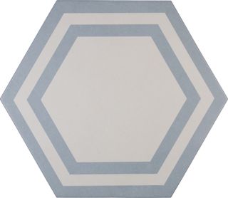 Adex Pavimento напольная плитка Hexagono Deco Azure 20*23