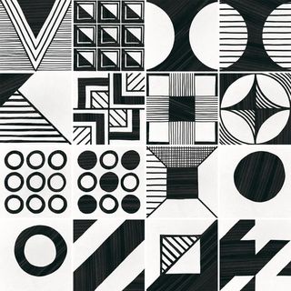 Декор Patchwork B&W 20*20