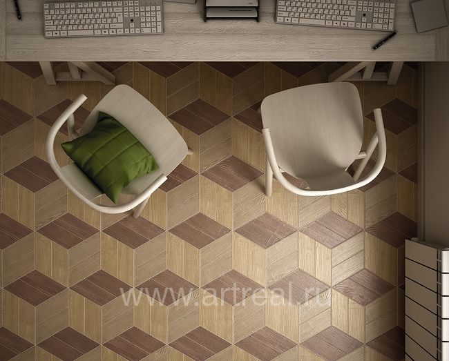 Equipe Hexawood Керамогранит Equipe Hexawood в интерьере