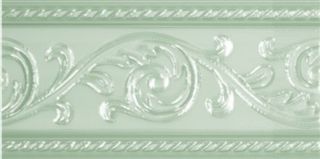 Carmen ceramic art Caprichosa бордюр Yara Verde Pastel 15*7.5