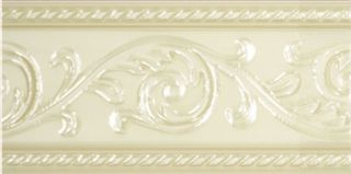 Carmen ceramic art Caprichosa бордюр Cenefa Yara Vanilla 15*7.5