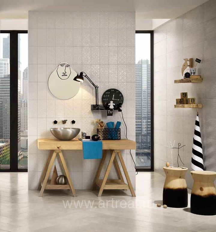 Керамогранит Impronta Square в интерьере