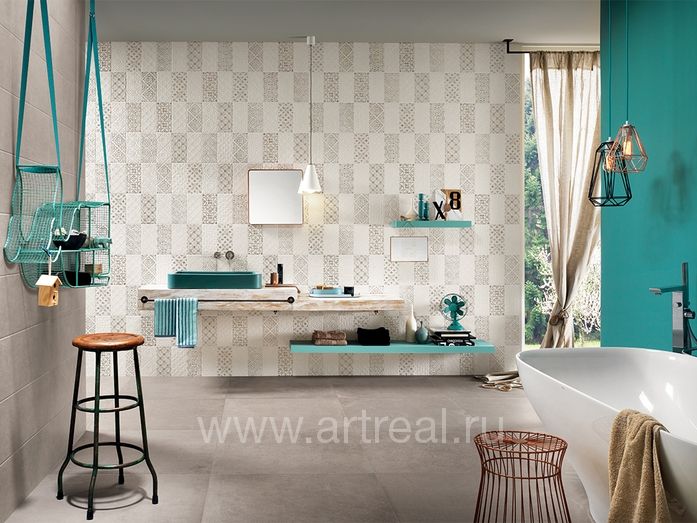 Керамогранит Impronta Square в интерьере