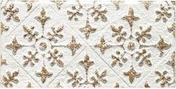 Impronta Square декор Bianco Formel. Oro Dec 12.5*25