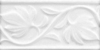 Adex Nature бордюр Relieve Hojas Snow 15*7.5