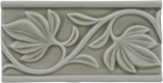 Adex Nature бордюр Relieve Hojas Smoke 15*7.5