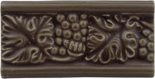 Adex Nature бордюр Relieve Uvas Charcoal 15*7.5