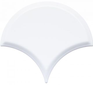 Adex Renaissance настенная плитка Escama Biselada Snow Cap 15*13