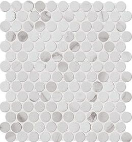 Мозаика Round Statuario Mosaico 29.5*32.5