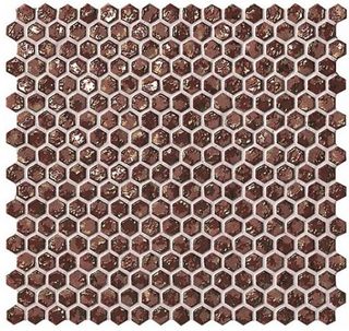 Декор Rust Hexagon Gold 30*30