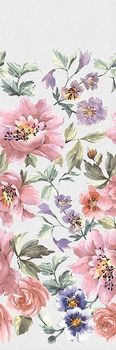 Kerama Marazzi Сент-Джеймс Парк настенная плитка Цветы обрезной  30*89.5