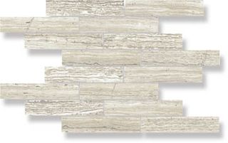 Mo.Da Attica Pro мозаика Muretto (2,3x15) Gessato Grigio Lev 42*19.5