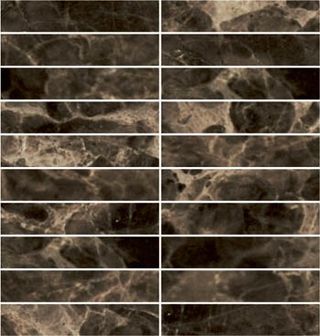 Mo.Da Attica Pro мозаика Brick (2,3x15) Emperador Lev 29.5*29.5