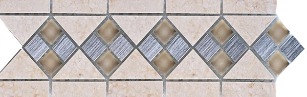 Altra Mosaic Бордюр из натурального камня Мозаика Altra Mosaic Бордюр из натурального камня в интерьере