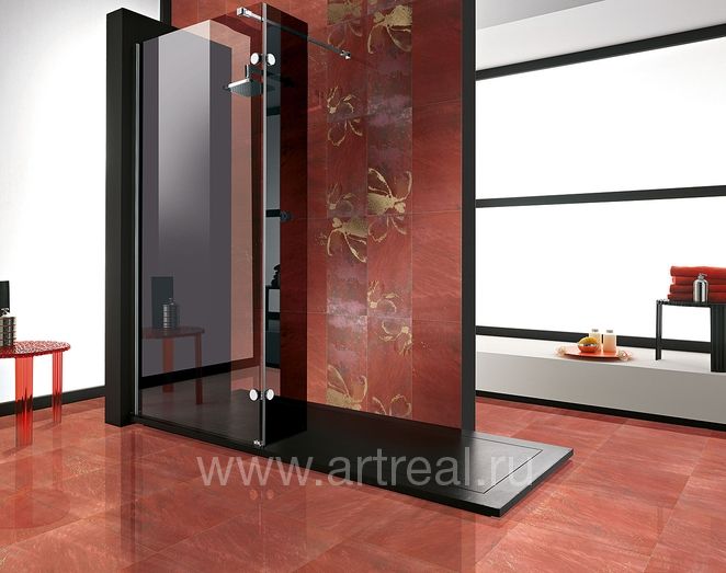 Керамогранит Brennero Goldeneye в красном оттенке