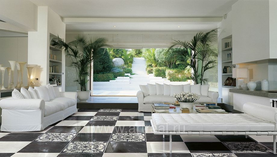 Керамогранит Brennero Goldeneye в гостиной