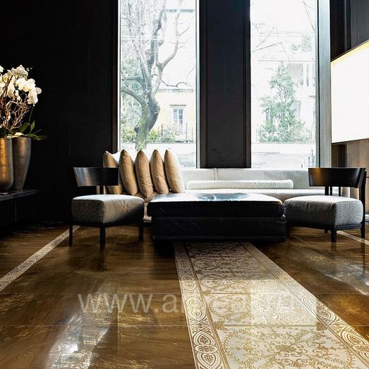 Керамогранит Brennero Goldeneye в золотом оттенке